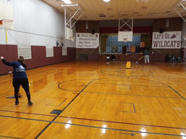 School Gym Cleaning