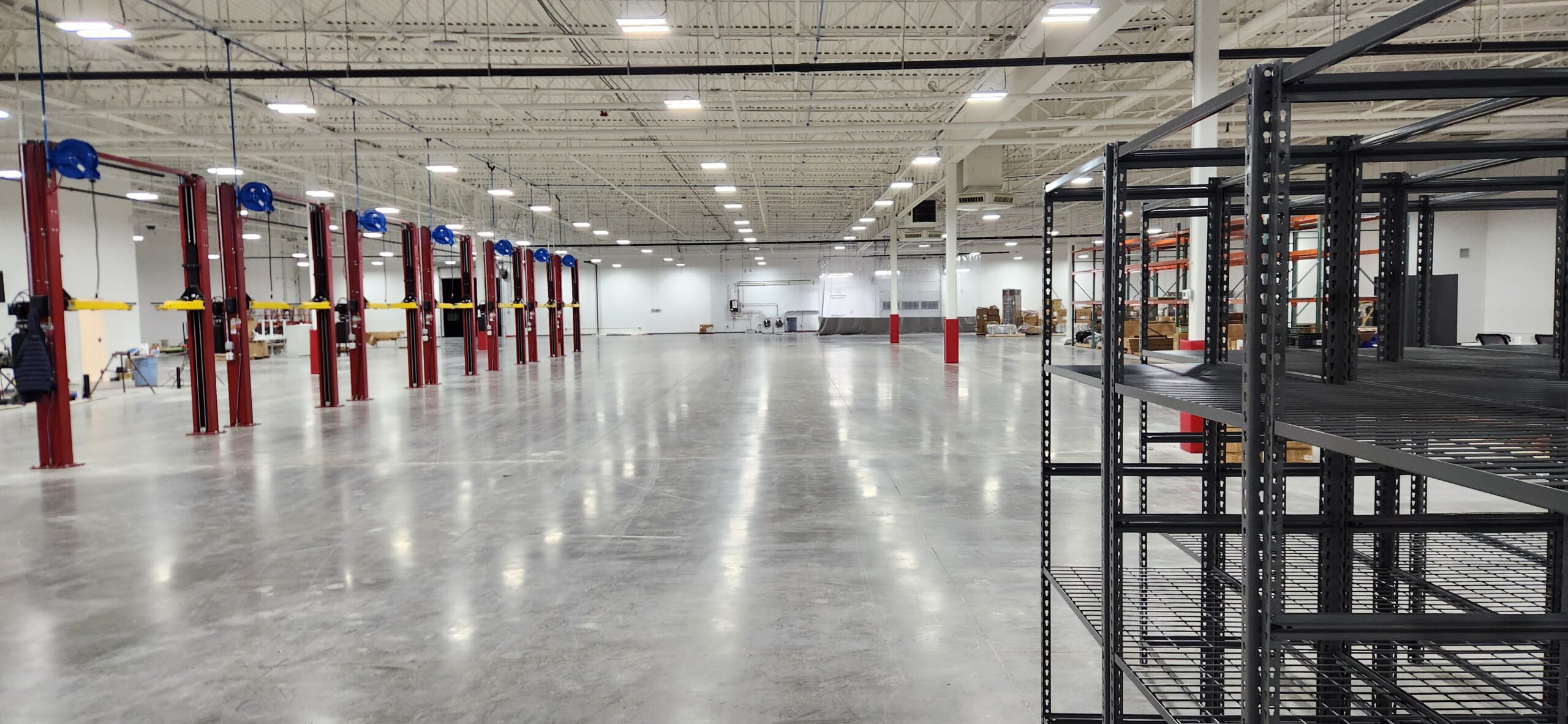 Tesla Warehouse Cleaning